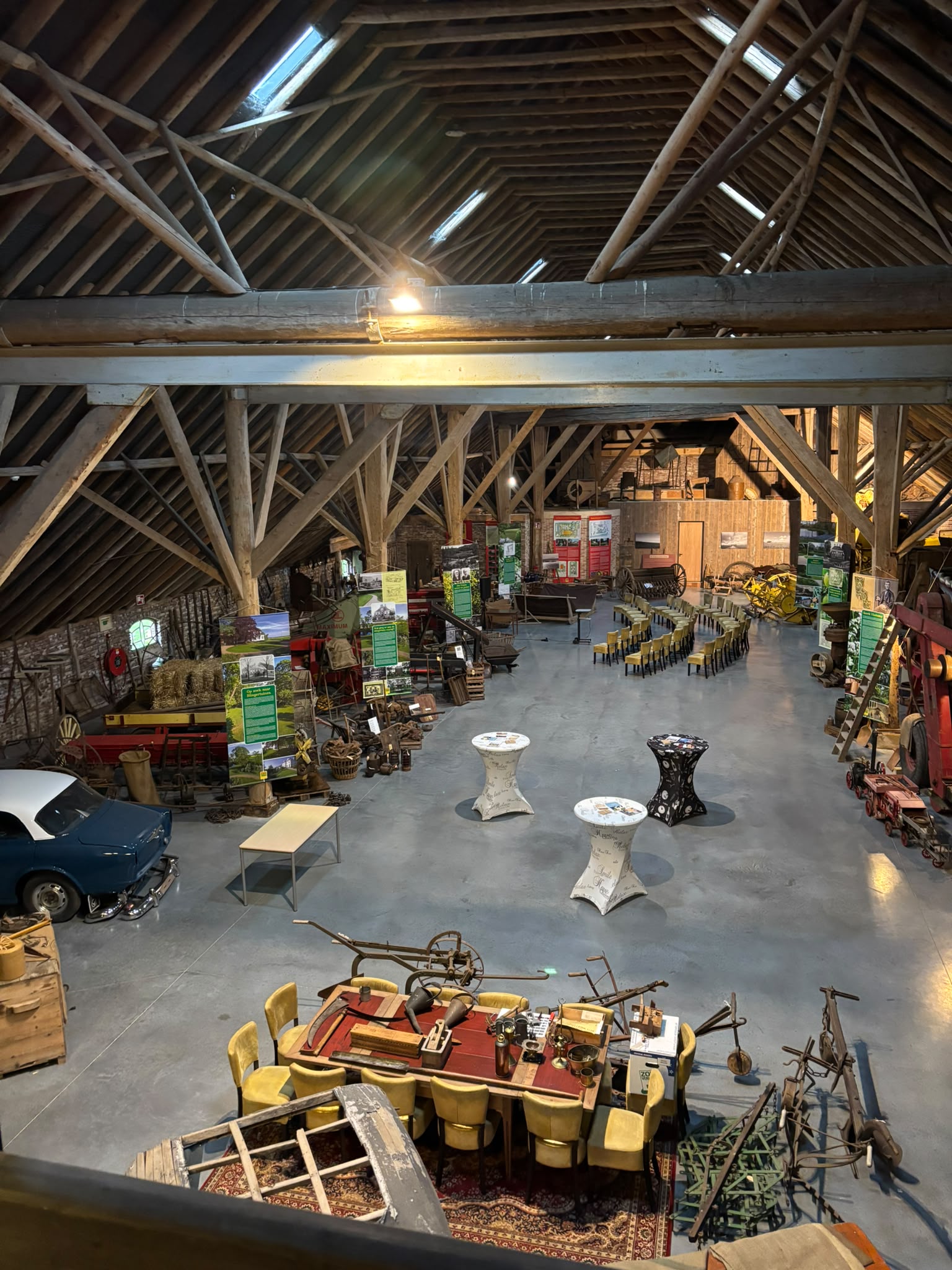 Interieur van erfgoedboerderij Hoogheem in Nieuwolda.